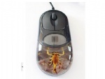 Real Sea Amber Computer Mouse