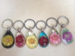 Real Flower Keychains