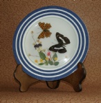 real butterfly decorative plates,butterfly crafts，press flower craft,press leaf craft